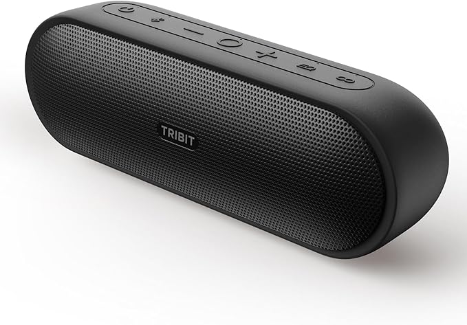 Tribit Portable Bluetooth Speaker XSound Plus 2, Wireless Speaker 30W with XBass, IPX7 Waterproof, 24-Hour Playtime, Stereo Sound, Built-in Mic, Bluetooth 5.3 for Party, Car, Travel