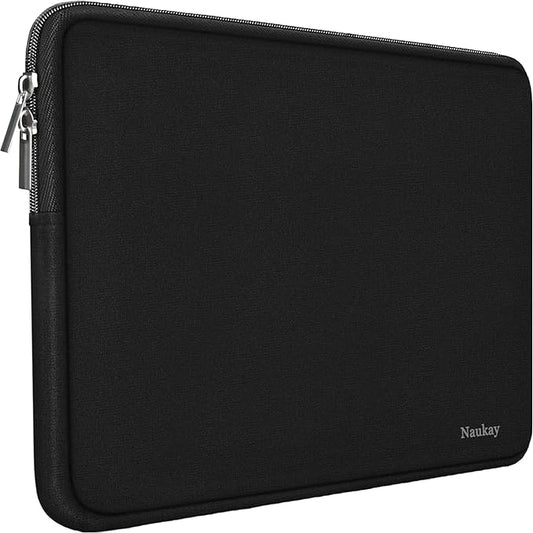 Laptop Sleeve Case 14 Inch, Resistant Neoprene Sleeve/Notebook Computer Pocket Case/Tablet Briefcase Carrying Bag for inch HP, Lenovo, Asus Notebook, Ultrabook, Black
