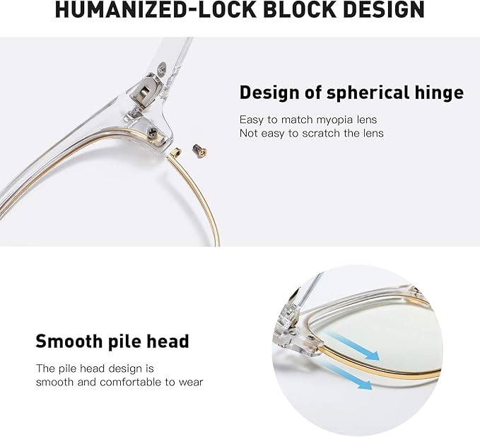 Blue Light Glasses for Woman/Men Computer Bluelight Glasses Womens/Mens
