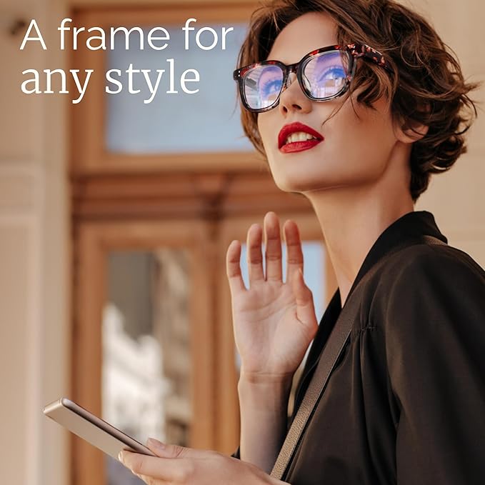 miyya Blue Light Glasses for Women & Men – Oversized UV & Blue Light Blocker Chunky Frames, Stylish Eyewear Accessories