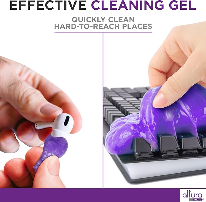 Keyboard Cleaner & Laptop Cleaning Kit - All-In-One Electronic Screen Cleaner for Computer, PC, MacBook, iPhone, Camera Accessories - Gifts for Gamers Men, Stocking Stuffers for College Tech Guy Geeks - Image 4