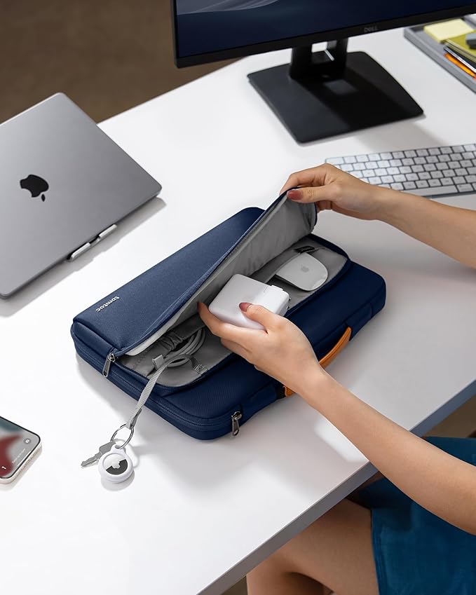 tomtoc 360 Protective Laptop Case for 15-inch New MacBook Air M5/A3448 2026, M4/A3241 M3/A3114 M2/A2941, 15" Microsoft Surface Laptop 7/6, Dell XPS 15 Plus, 15 Inch MacBook Pro, Acer HP Chromebook 14