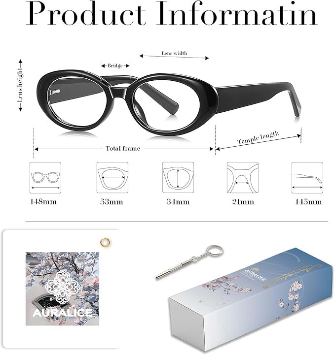 Rectangle Blue Light Glasses Noctera
