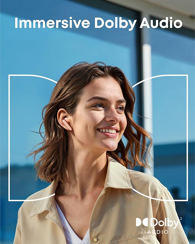 soundcore Liberty 5 by Anker, Noise-Cancelling Wireless Earbuds, 2x Stronger Voice Reduction, Real-Time Adaptive Noise Cancellation, Fast Charging, Dolby Audio, 6-Mic AI Clear Calls, Long Battery Life