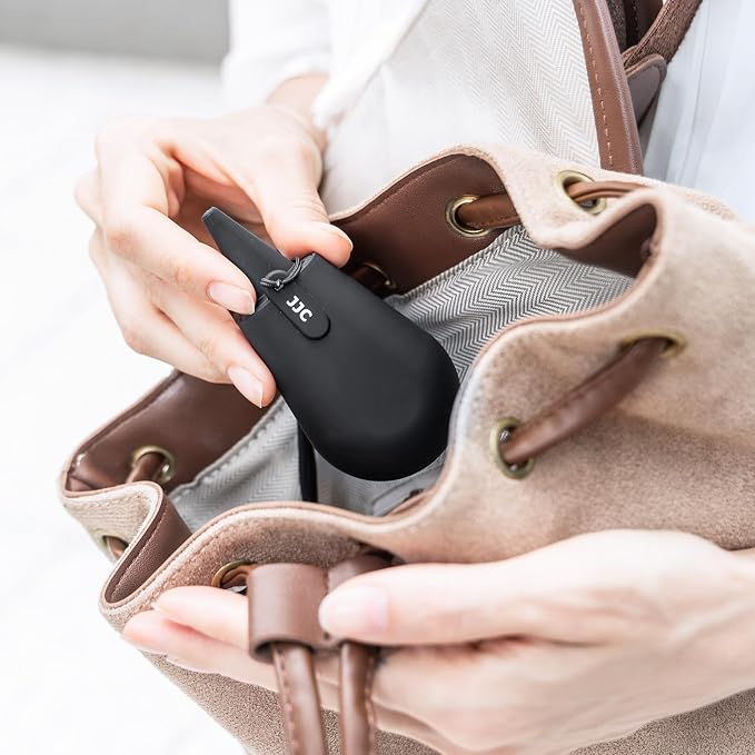 Small Soft Silicone Nozzle Air Blower for Camera Lens Sensor Keyboard Cleaning, Portable Camera Lens Blower with Lanyard for Outdoor Travel Cleaning-Lilac - Image 8