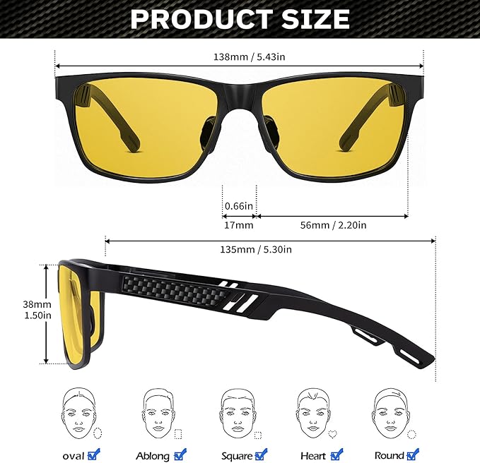 ANYLUV Blue Light Blocking Glasses Men Computer Gaming Glasses Lightweight Al-Mg Metal Anti Eyestrain Eye Protection