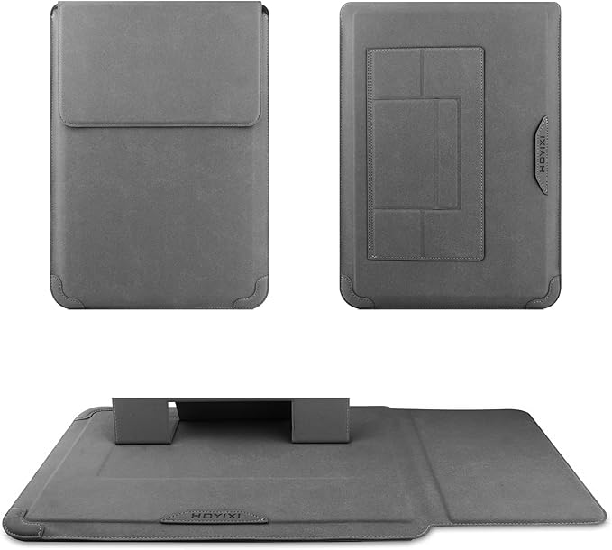 HoYiXi 13 Inch Laptop Sleeve Case Bag Compatible with MacBook Neo 2026/MacBook Air 13 M1 M2 2022-2018/MacBook Pro 13 M2 2022-2016/Surface Pro 8 2021/Surface Go 3 13-13.6'' Dell HP ASUS Acer PC, Gray