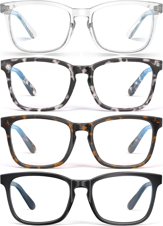 Blue Light Glasses for Women Men Square Computer Glasses Anti Glare UV Blocking Vita