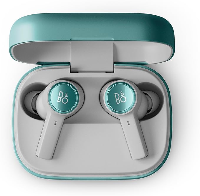 Bang & Olufsen Beoplay Eleven Premium Wireless in-Ear Earbuds with Bluetooth 5.2 and Active Noise Cancellation, Eucalyptus Green