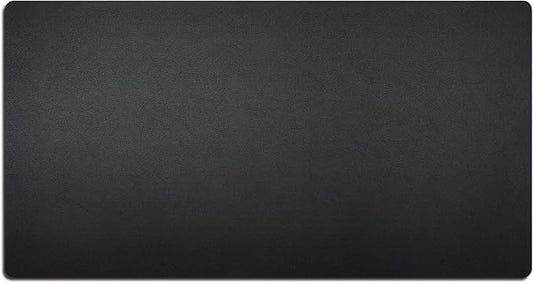 Nekmit Leather Desk Blotter Pad 34 x 17 Inches, Flat, Non-Slip, Waterproof, Black