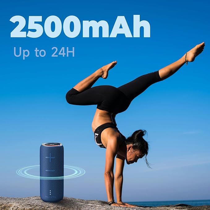 IPX7 Waterproof Bluetooth Speaker - 30W HD Sound, 8H Playtime, TWS Pairing, BT5.3, Portable for Pool/Beach/Shower,Birthday Gift, Valentines Day Gifts