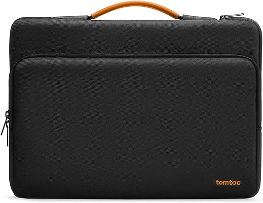 tomtoc 360 Protective Laptop Carrying Case for 2026 16-inch MacBook Pro M5 Pro/Max A3428 A3429, M4/M3/M2/M1 Pro/Max, Water-Resistant Laptop Bag Sleeve with Accessory Pocket for The New Razer Blade 15