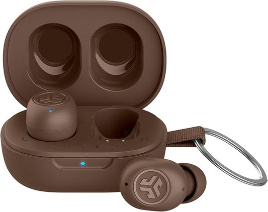 JLab JBuds Mini Tones True Wireless Bluetooth Earbuds with Charging Case, (4625 W), IP55 Sweat and Dust Proof, Bluetooth Multipoint, Be Aware Audio, 3 EQ Sound Settings, Crystal Clear Calls