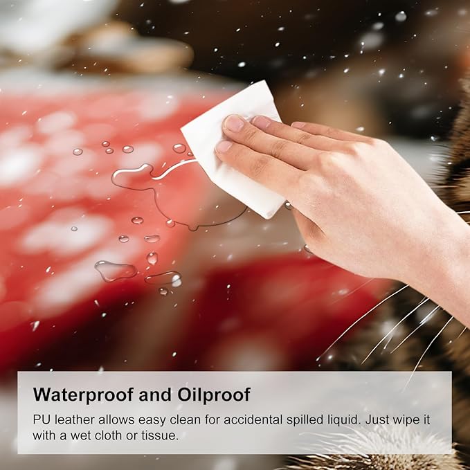 Mouse Pad, Large Anti-Slip with Stitched Edges Desk Mat Desktop Laptop Computer Desk Keyboard Mat,Table Protector Blotter Mat (cat, 31.5" x 11.8")