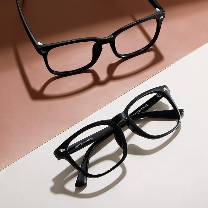 Cyxus Blue Light Glasses Men Women Reduce Eye Strain UV Blocking for Office Work Computer Screen 8082