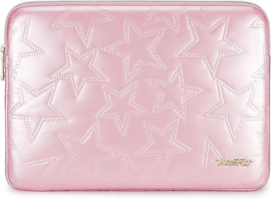 15 16 inch Laptop Sleeve Case for 15" MacBook Pro/Air M5 M4, 16" MacBook Pro M5, 15" Surface Laptop 7, 15" IdeaPad Slim 5i Gen 9, 16" ThinkPad E16, 16" XPS 16, HP Notebook Bag Cover, Pink