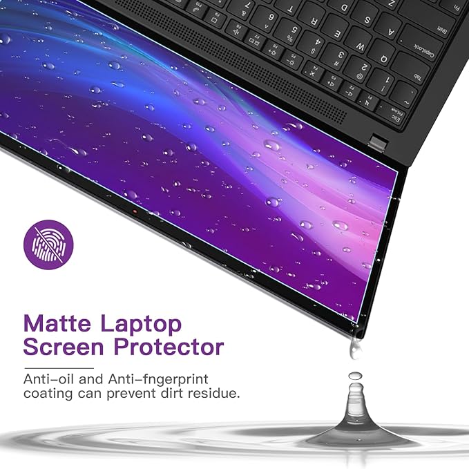 2 Pack 14 Inch Anti Blue Light Screen Protector for HP 14" Laptop/HP Pavilion 14/HP Chromebook 14/HP Stream 14/HP ProBook 14/Acer Chromebook 14/Acer Aspire 14/Acer Chromebook 314|514/Asus Chromebook