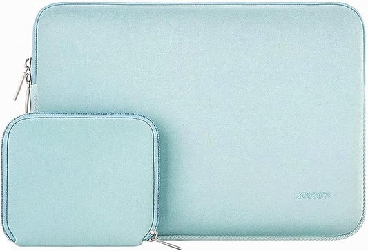 MOSISO Laptop Case 13 inch, 13 inch Laptop Sleeve Bag Compatible with MacBook Air M5 M4 M3 M2 M1 2026-2018 / Neo/Pro M2 M1 2026-2016, Neoprene Computer Sleeve Bag with Small Case, Mint Green