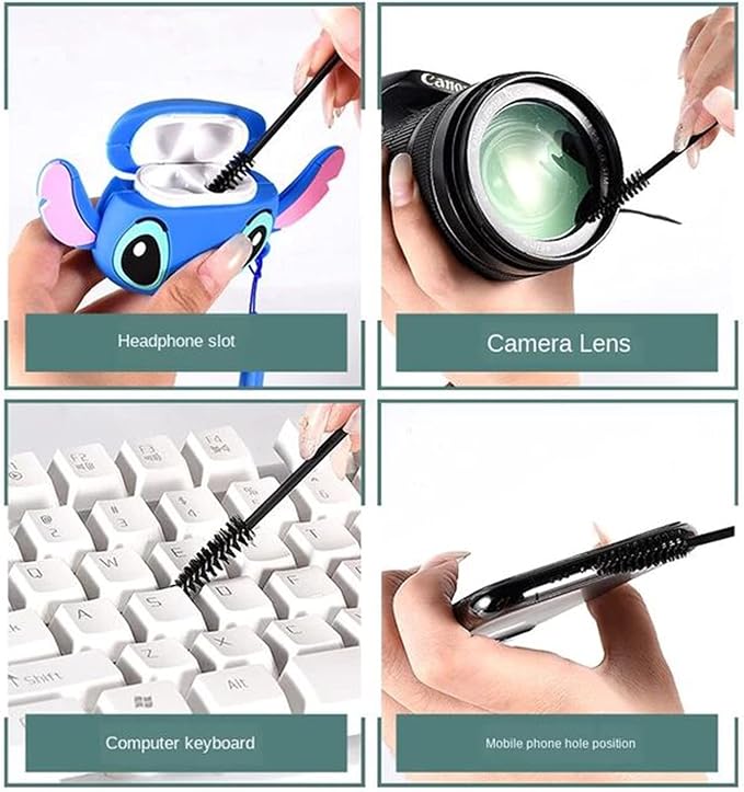 108pcs Cleaning Kits for iPhone, for Airpod Cleaner Kit Phone Jack Charger Port Hole Plug Speaker Cleaner Tool for Cameras Keyboards Headphones. - Image 3