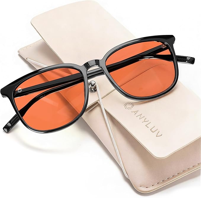 ANYLUV Blue Light Glasses for Woman Men, Womens Blue Light Blocking Glasses Computer Glasses Anti Eyestrain