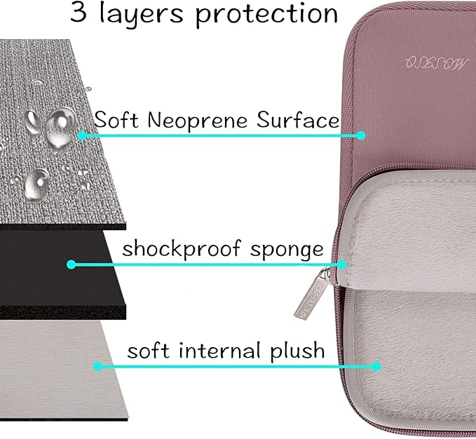MOSISO Laptop Case 16 inch, 15-15.6 inch Laptop Sleeve Bag Compatible with MacBook Pro 16 M5 M4 M3 M2 M1, HP Acer Dell Lenovo ASUS Notebook, Neoprene Computer Sleeve Bag with Small Case, Brick Red