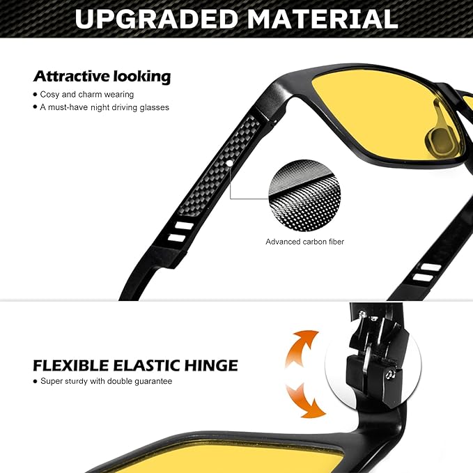 ANYLUV Blue Light Blocking Glasses Men Computer Gaming Glasses Lightweight Al-Mg Metal Anti Eyestrain Eye Protection