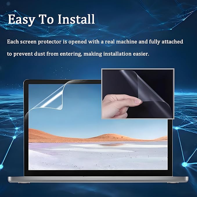 YINOVEEN 2 Pack 15.6 inch Anti Glare Screen Protector for Dell 15 DC15250 DC15255 15.6'' Laptop, 5H, Anti-Scratch