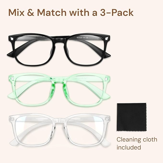 Gaoye Stylish Eyewear Frame Accessories - Blue Light Glasses for Woman - Computer Glasses for Blue Light Blocking