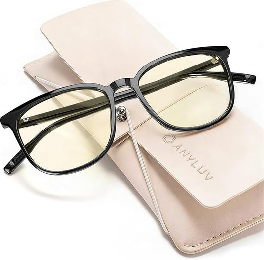 ANYLUV Blue Light Glasses for Woman Men, Womens Blue Light Blocking Glasses Computer Glasses Anti Eyestrain