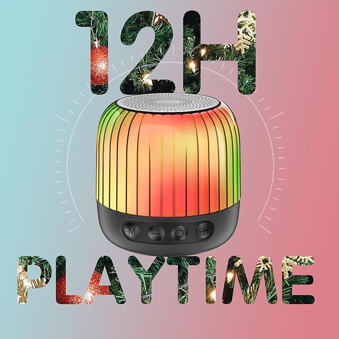 Bluetooth Speaker, Multicolor Changing Bedside Lamp, LED Table Lamp, Built-in Mic, Support TF Card, MP3 Player, Best Gifts for Girls Boys Teens Women Men Friends Christmas