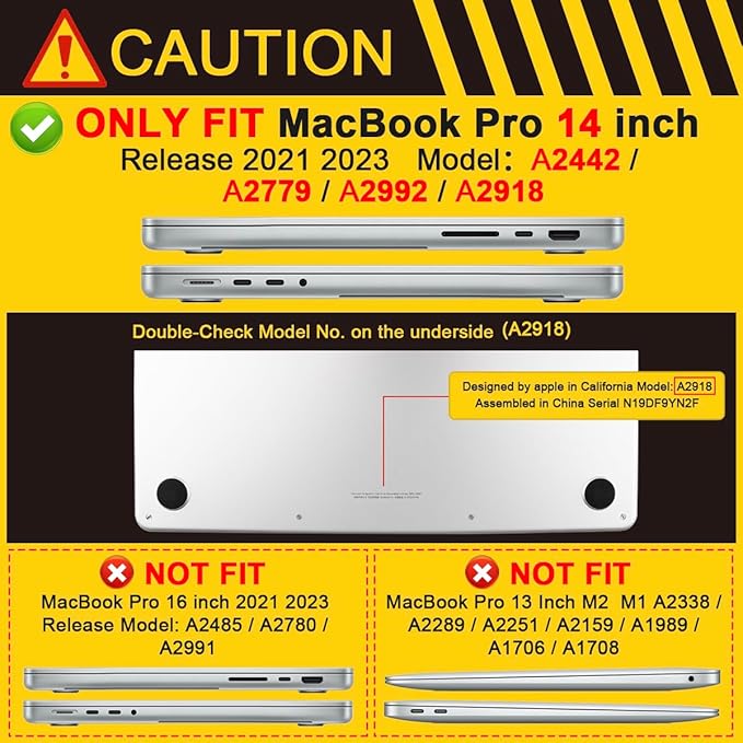 Batianda for MacBook Pro 14 Inch Case 2026-2021 Release M5 M4 M3 M2 M1 Pro/Max, 1.2mm Slim Graphic Hard Shell Cover with Keyboard Cover, Screen Protector 4-in-1 Bundle, Blooming Flowers