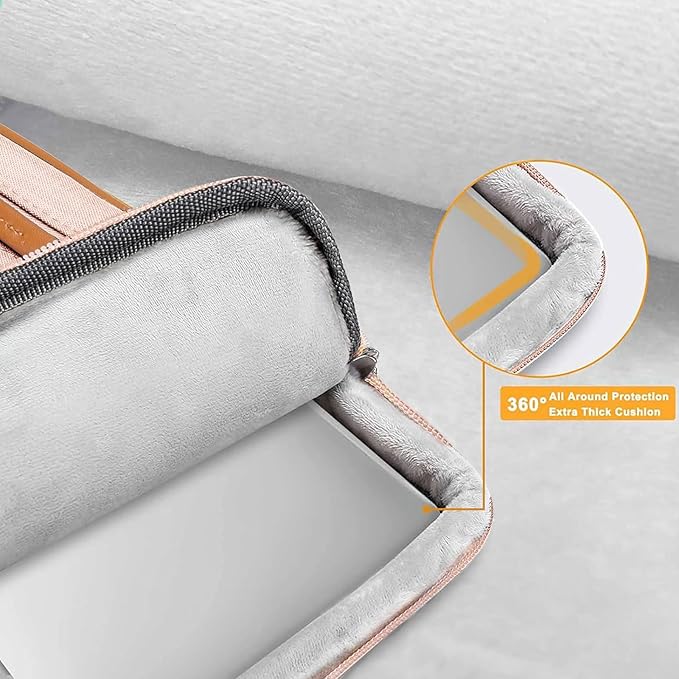 MOSISO 360 Protective Laptop Shoulder Bag,13 inch Computer Bags Compatible with MacBook Neo 13 inch 2026/Air M5 M4 M3 M2 M1/Pro 13 2026-2016,Side Open Messenger Bag with 4 Zipper Pockets, Khaki