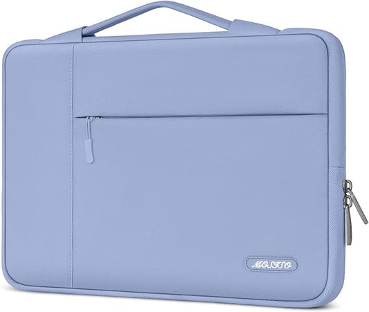 MOSISO Laptop Case 13 inch, 13 inch Laptop Sleeve with Handle Compatible with MacBook Air 13 M4 M3 M2 M1 2025-2018 / Pro 13 M2 M1 2025-2016, Polyester Multifunctional Computer Bag, Pastel Blue