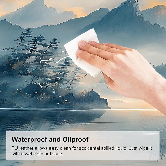 Mouse Pad, Large Anti-Slip with Stitched Edges Desk Mat Desktop Laptop Computer Desk Keyboard Mat,Table Protector Blotter Mat (mountainn, 31.5" x 11.8")