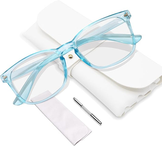 BIRDDIE Blue Light Blocking Glasses for Women & Men, UV400 Anti-Glare Computer Glasses for Gaming,Reading & Eye Strain Relief
