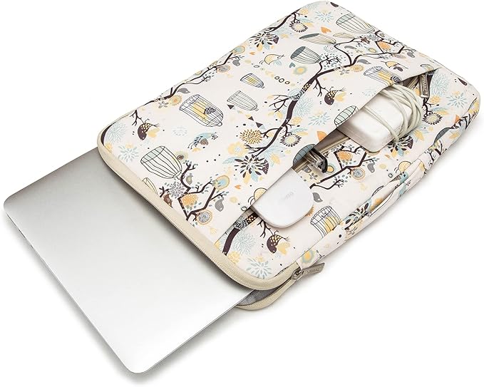 Kinmac 360 Degree Protective Laptop Sleeve Case Bag with Handle for MacBook Air 15 inch and 15 inch-15.6 inch HP Lenovo Dell ASUS Acer Laptop (KF-11)