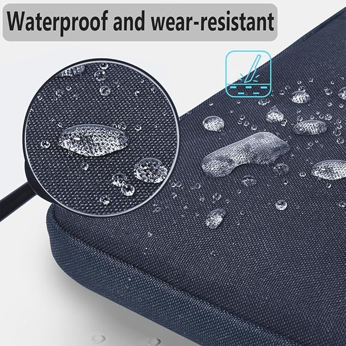 Hseok Laptop Shoulder Bag 13-14 inch Shockproof Water-Resistant HandBag with Small Case Compatible with MacBook Pro/Neo 14" M5/M4/M3/M2/M1, Mac Air/Pro 13.3", XPS 13/14, Most 13"-14" PC,Blue