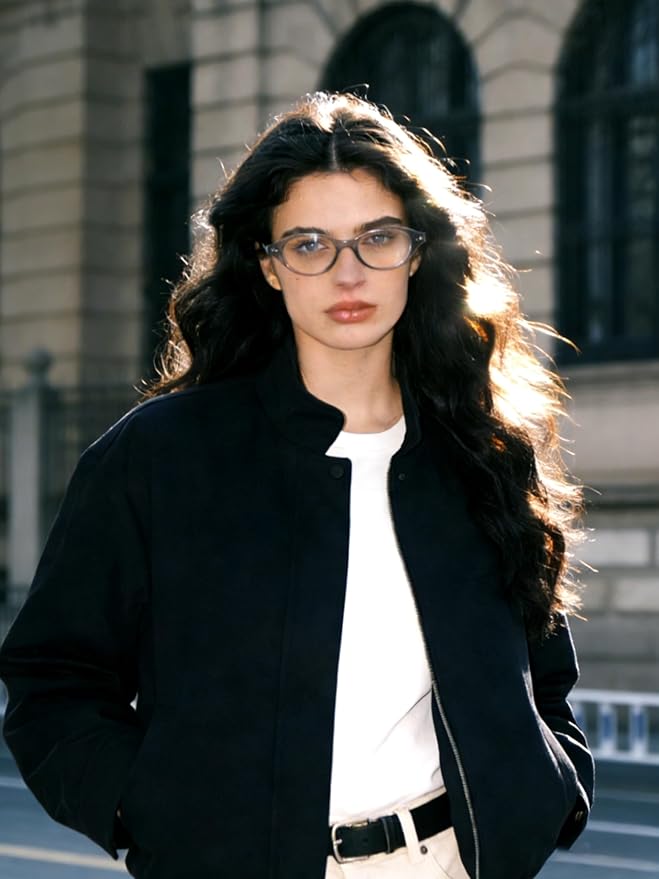 TIJN Blue Light Blocking Glasses Women Men Retro Cat Eye Square Oval Anti Glare Screen Computer Gaming Daily Eyeglasses TR90