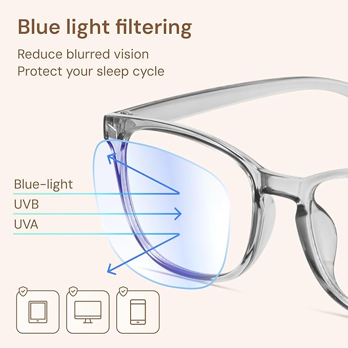 Gaoye Stylish Eyewear Frame Accessories - Blue Light Glasses for Woman - Computer Glasses for Blue Light Blocking