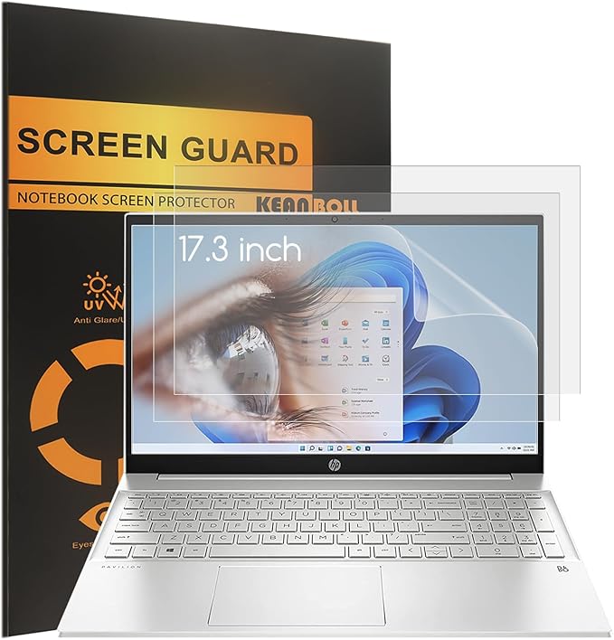 KEANBOLL 3-Pack Anti Glare (Matte) Screen Protector for 17.3" HP Laptop, HP OmniBook 3丨HP OmniBook 7丨HP OmniBook X丨HP OMEN 17/Envy 17/Pavilion 17丨HP 17 Laptops (17.3 Inch)