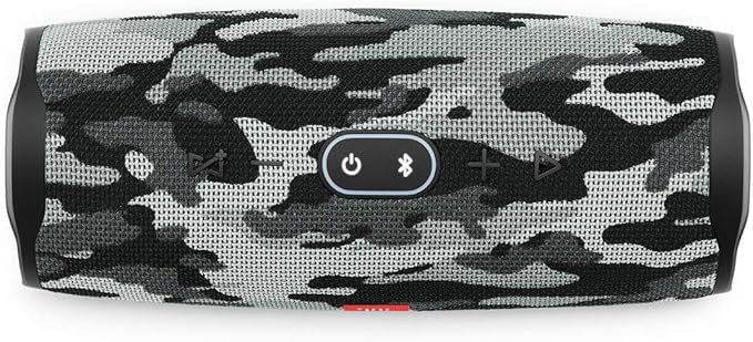 JBL Charge 4 Portable Bluetooth Speaker (Black/White Camouflage)