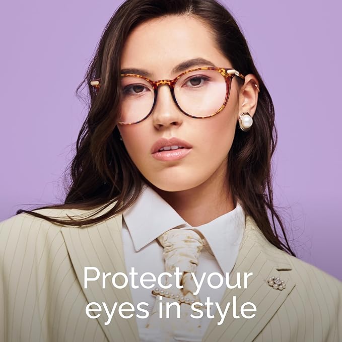 Gaoye 3 Pack Blue Light Blocking Glasses, Retro Round Eyewear Frame Anti Eyestrain Computer Glasses for Women Men - GY1688 (Pink+Tea Leopard+Transparent)