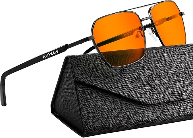 ANYLUV Blue Light Glasses Men/Women, Blue Light Blocking Glasses, Computer Screen Blocker Eyes Protection Glasses