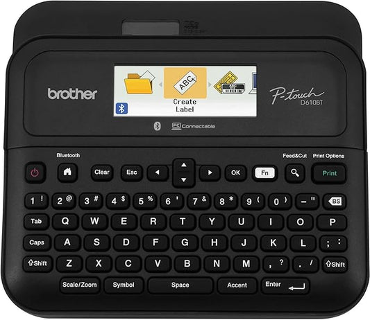 Brother® P-touch PT-D610BT Business Professional Connected Label Maker With Bluetooth®