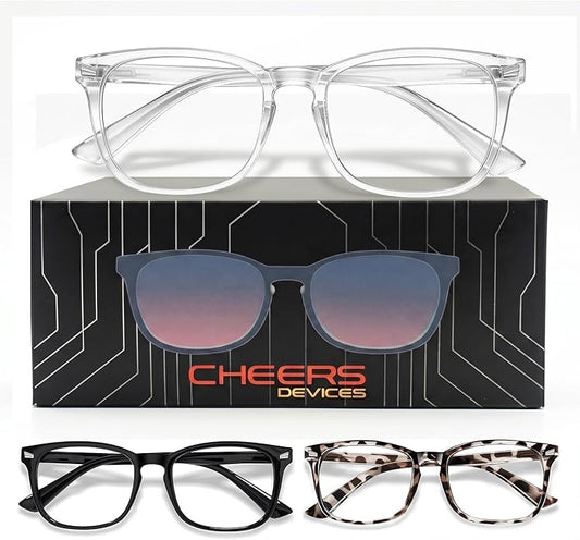 CHEERS DEVICES Blue Light Blocking Glasses for Kids Boys Girls Teens - Computer Glasses with Unbreakable Frame and Anti-Glare