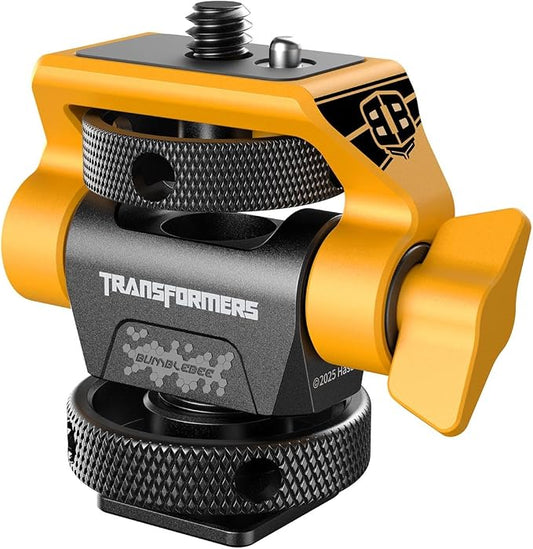 SMALLRIG Swivel and Tilt Monitor Mount (Bumblebee Edition) Adjustable Monitor Holder with Bouncy Locating Pins and Cold Shoe Mount for 5" and 7" Monitors by SmallRig
