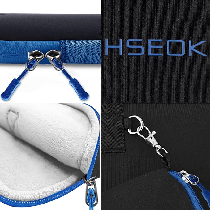 Hseok Laptop Sleeve 14 inch Case with Small Case, Compatible with MacBook Neo 14, MacBook Pro 14 M5/M4/M3/M2/M1, XPS 14 and Most 14 inch Notebooks, Neoprene Computer Handbag,B01BL01