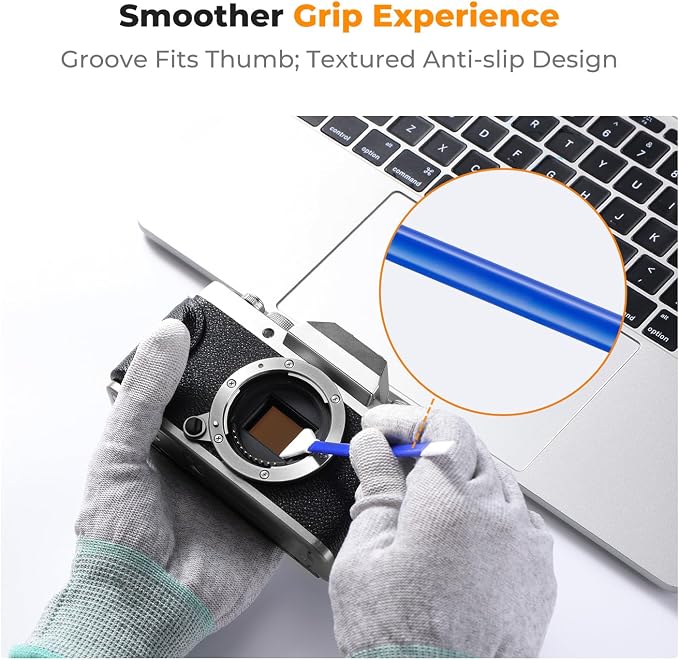 K&F CONCEPT 2-1 16mm APS-C Frame Sensor Cleaning Swab, Viewfinder Cleaning Swab, with 20ml Sensor Cleaner, DSLR Camera CMOS and CCD Sensor Cleaning Swab Kits Compatible with Nikon Sony Canon Camera - Image 6