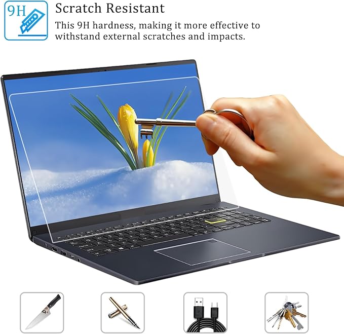 i-Tensodo 2 Pack 15.6 Inch Tempered Glass Screen Protector for HP Envy x360 15.6/Pavilion 15.6/ Probook 15.6/EliteBook 15.6/OMEN 15.6/Victus 15.6/Ominbook 3 15.6, HP 15.6" 16:9 Laptop, 9H Hardness