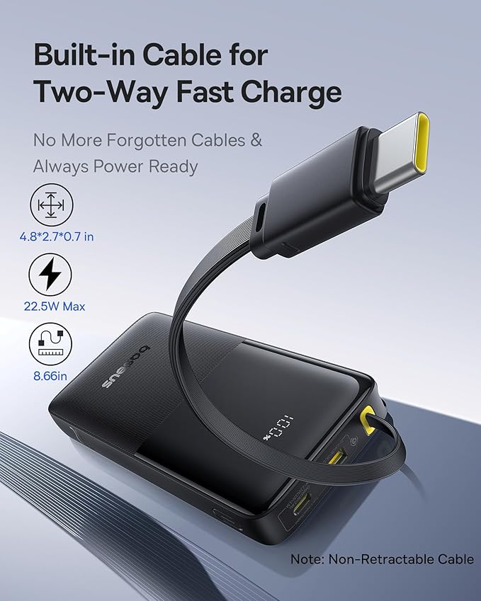 Baseus 67W USB C Charger and 22.5w Power Bank